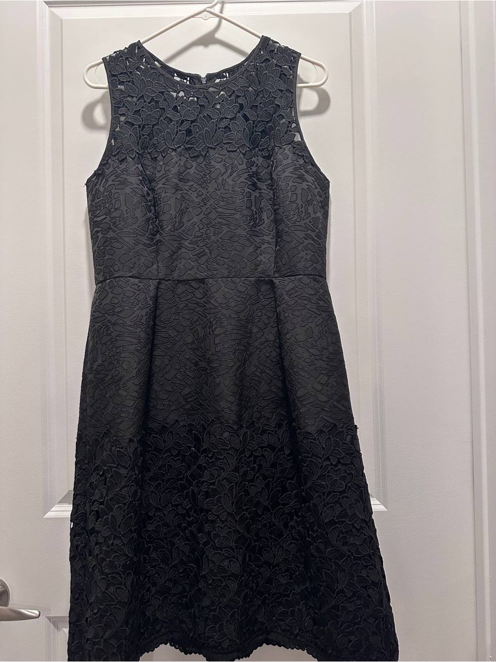 White House Black Market Lace Fit-and-Flare Dress